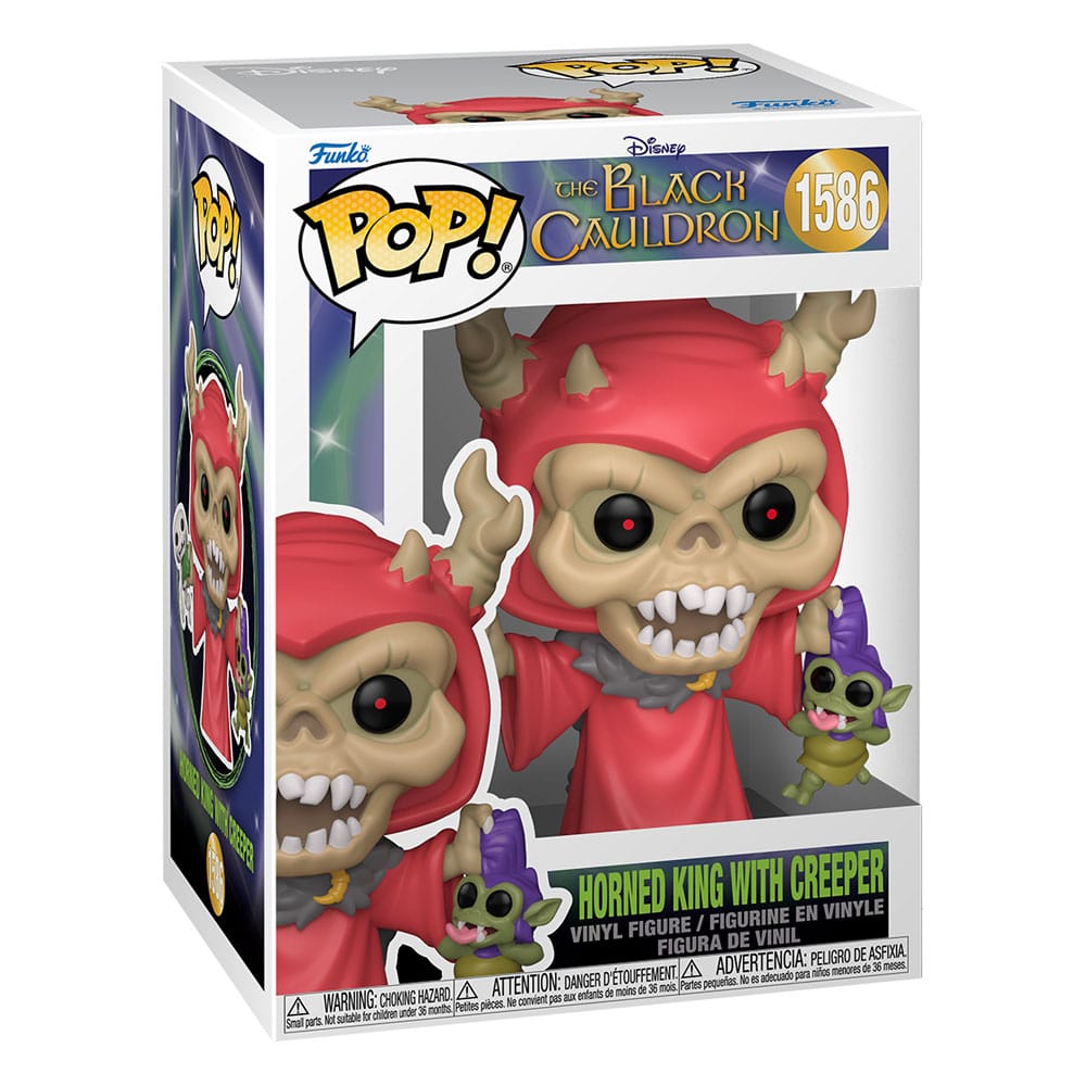 The Black Cauldron POP! Disney Vinyl Figure Horned King w/Creeper 9 cm