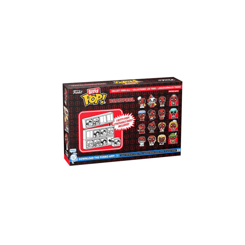 Deadpool Bitty POP! Vinyl Figure 4-Pack Bathtime 2.5 cm