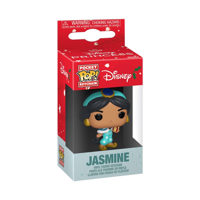 Disney Princess POP! Vinyl Keychains 4 cm Holiday Jasmine Display (12)