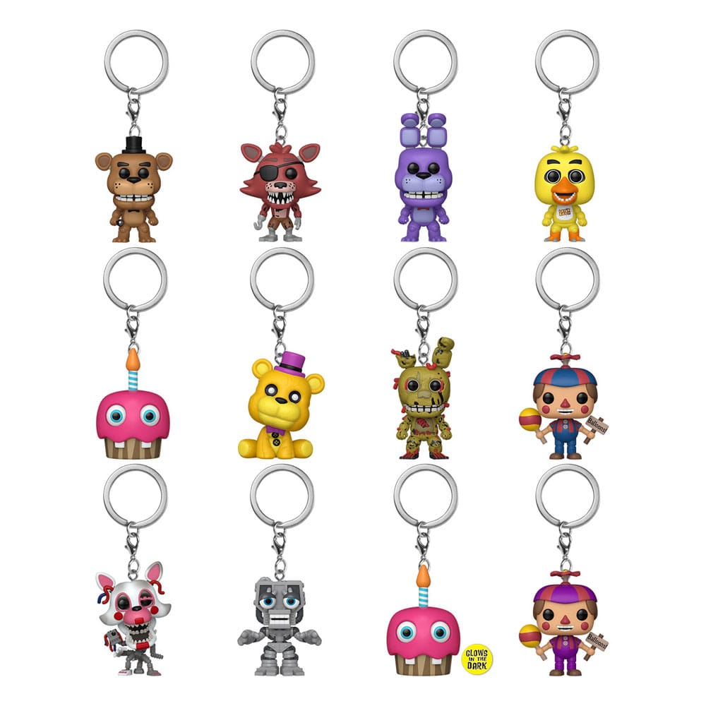 Five Nights at Freddy's POP! Vinyl Keychains 4 cm Classic Display (12)