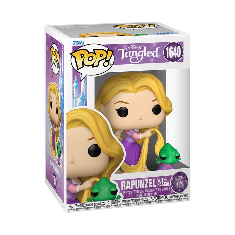 Tangled POP!&Buddy Animation Vinyl Figure Rapunzel & Pascal 9 cm