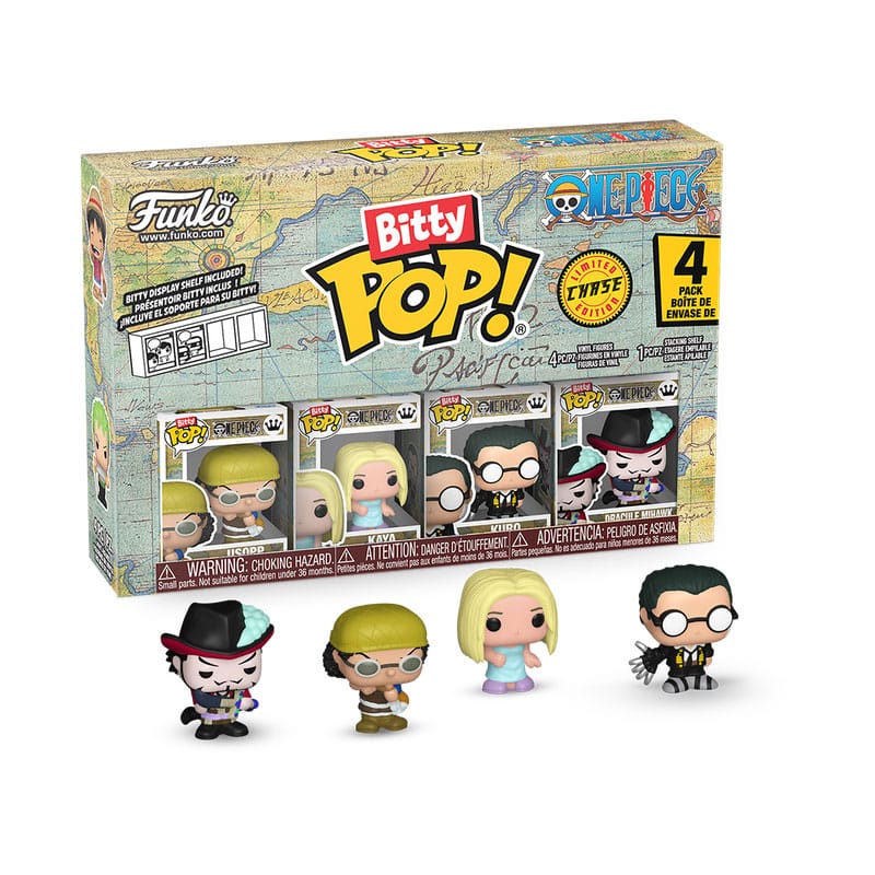 One Piece Bitty POP! Vinyl Figure 4-Pack Usopp 2,5 cm