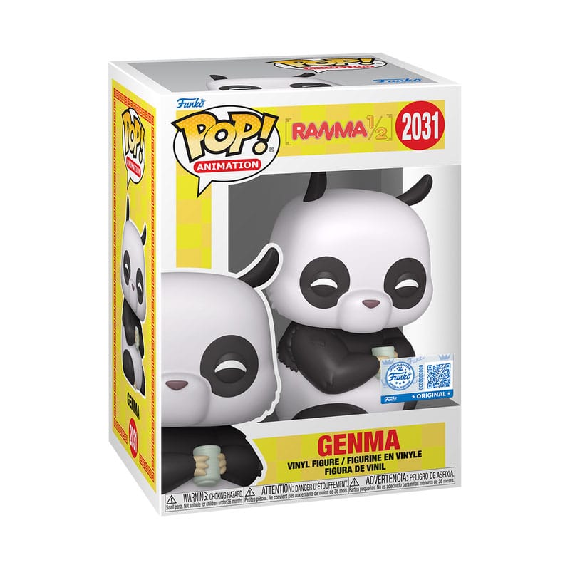 Ranma 1/2 POP! Animation Vinyl Figure Genma (Panda) Exclusive Edition 9 cm
