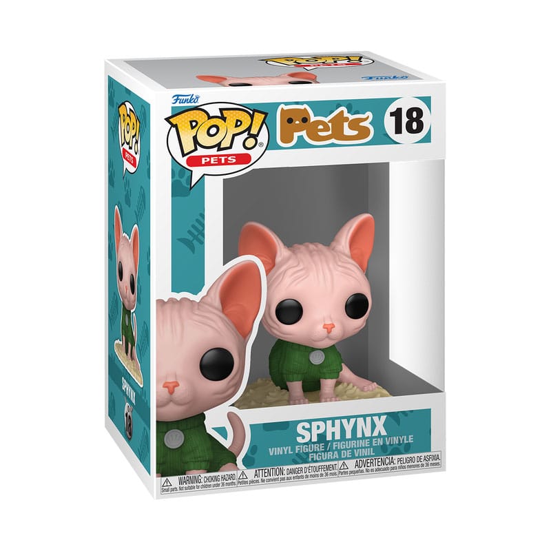 Funko-Legacy POP! Pets Vinyl Figure Sphinx Cat 9 cm