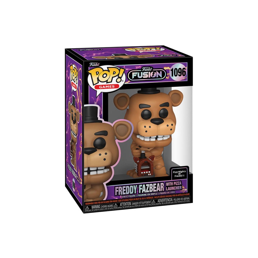 Funko Fusion POP! Games Vinyl Figures Freddy Fazbear with Pizza Launcher w/CH 9 cm Assortment (6)