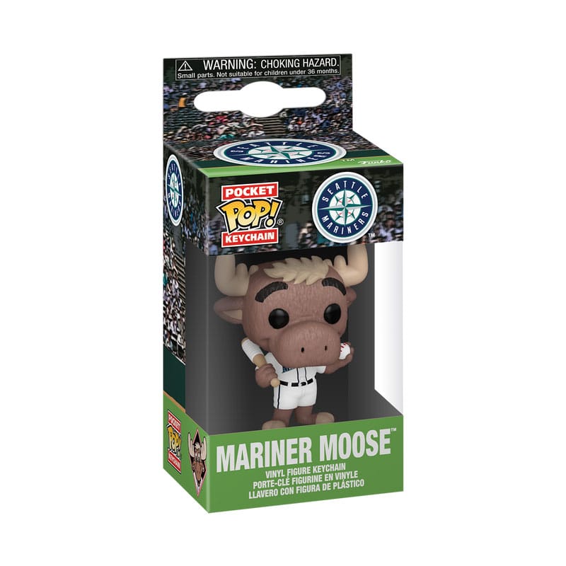 MLB POP! Vinyl Keychains 4 cm Mariners- Mariner Moose Display (12)