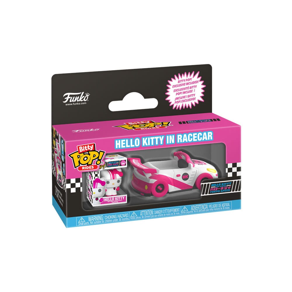 Sanrio Bitty POP! Ride Vinyl Figure Racecar w/HK 2,5 cm