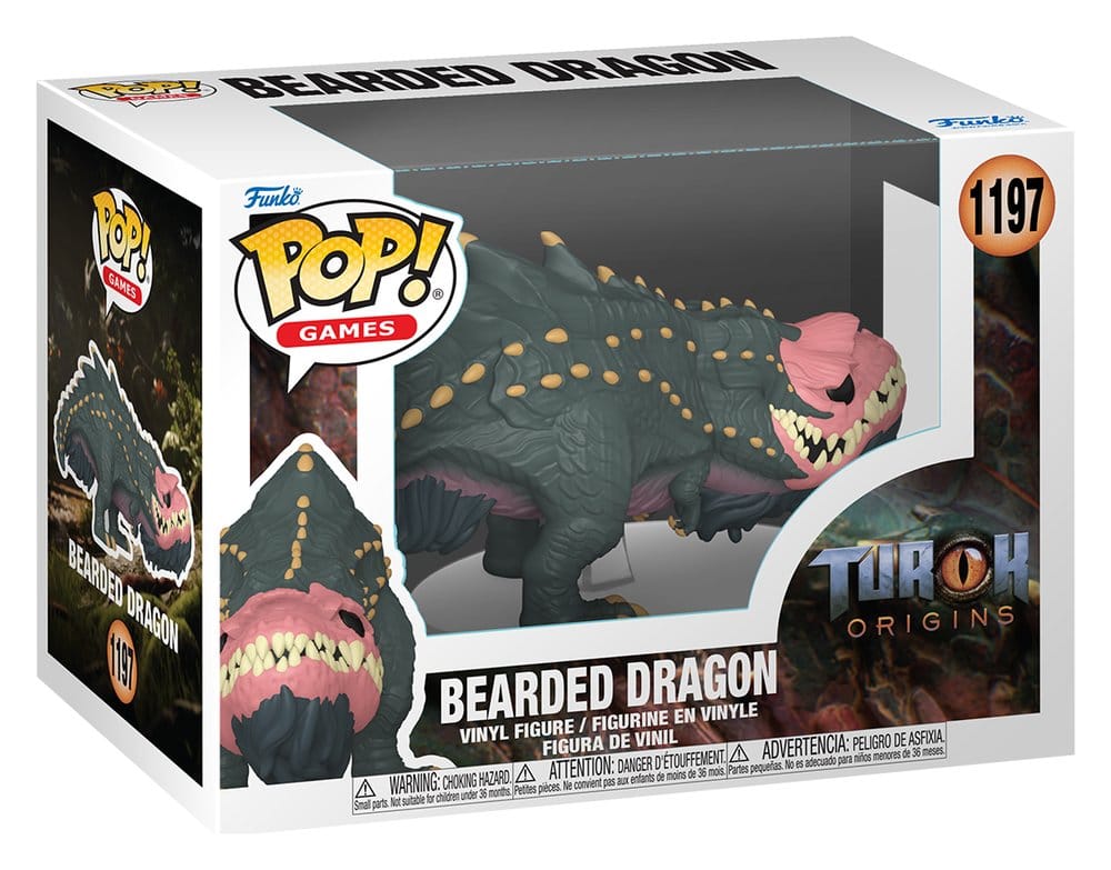 Turok POP! Games Vinyl Figure Bearded Dragon 9 cm