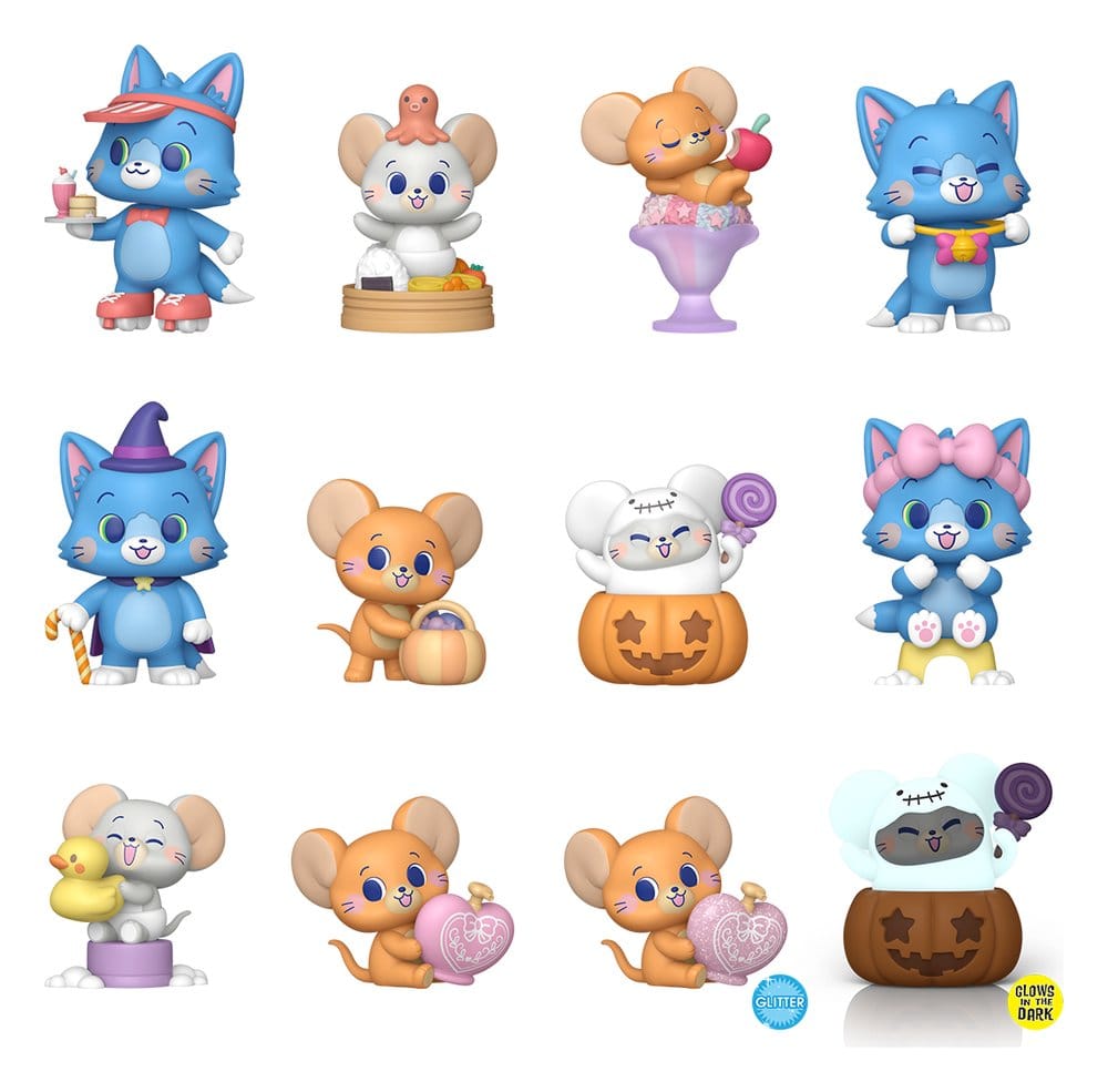 Tom & Jerry Gokko Mystery Mini Figures 5 cm Display (12)