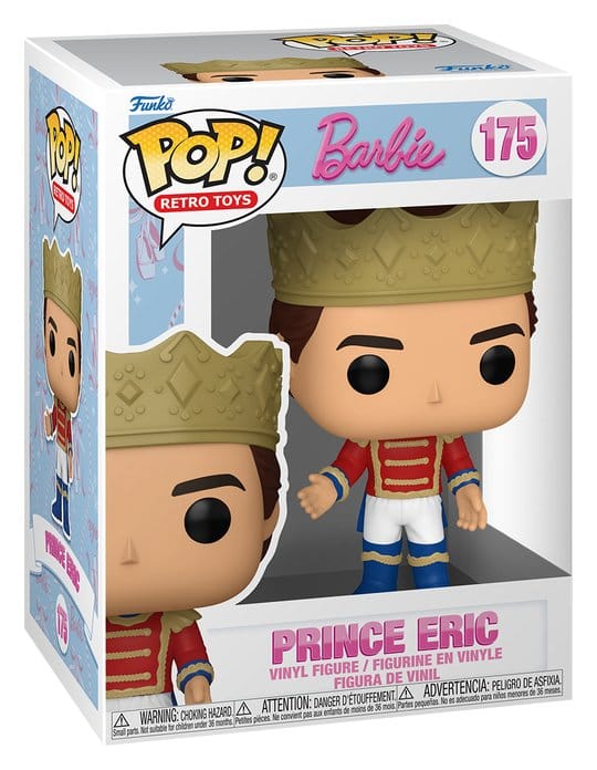 Barbie in the Nutcracker POP! Animation Vinyl Figures Prince Eric with Chase 9 cm Assortment (6)