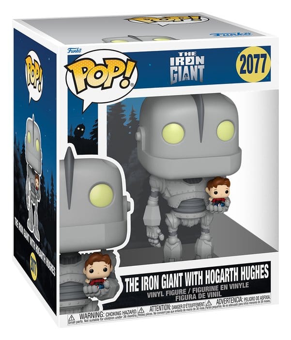 The Iron Giant Super Sized POP! Animation Vinyl Figure Iron Giant w/Hogarth 15 cm