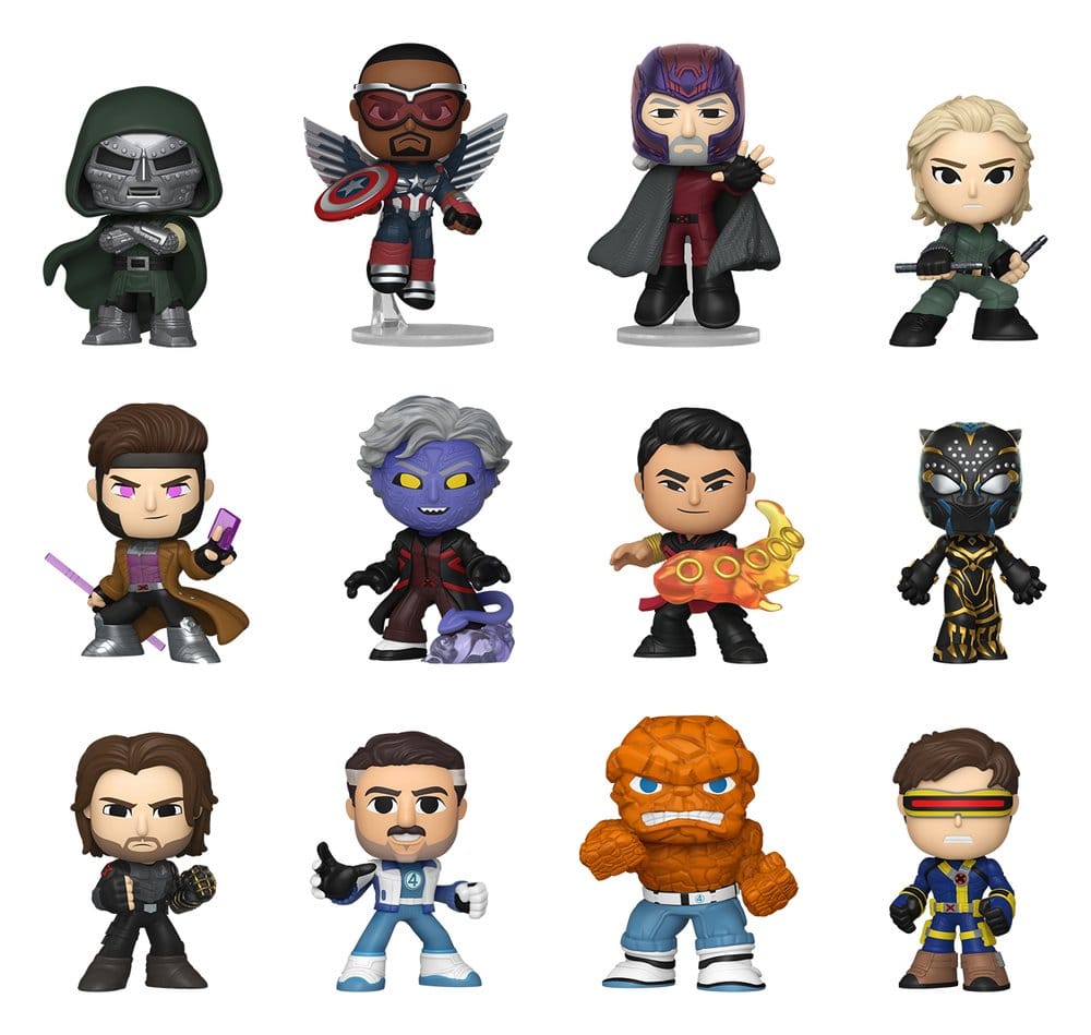 Avengers: Doomsday Mystery Mini Figures 5 cm Display (12)