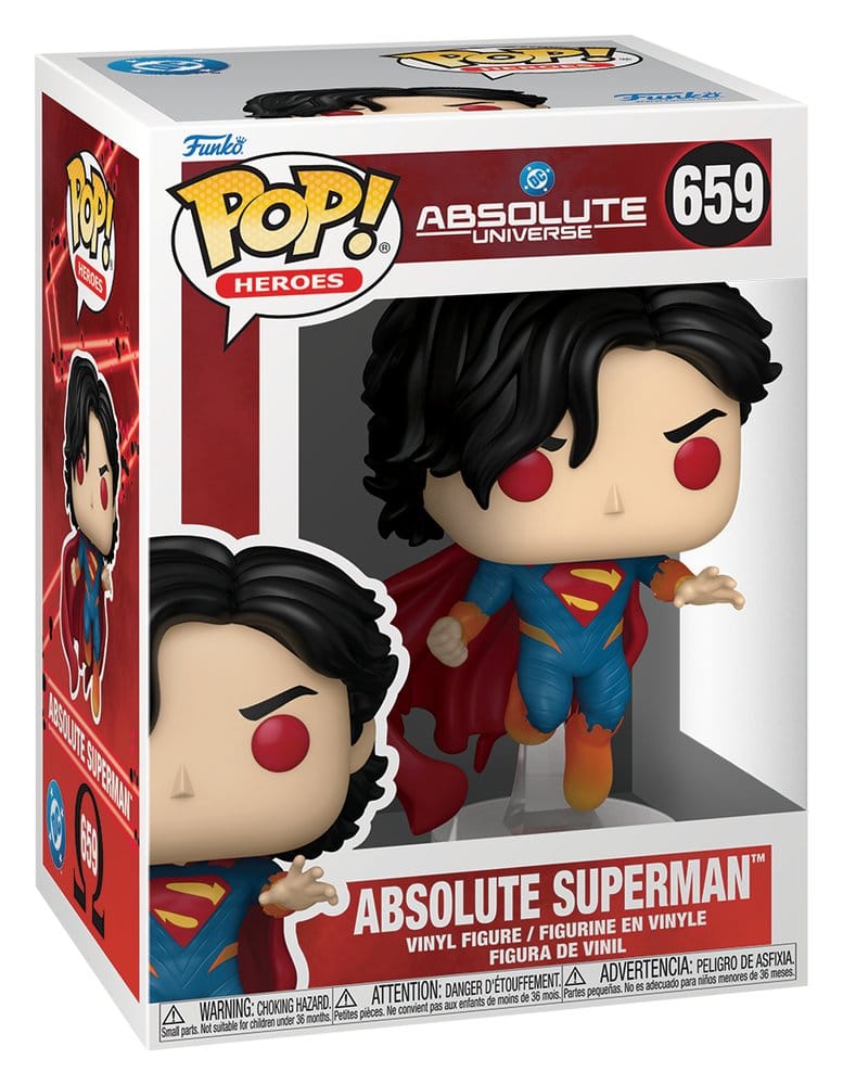 DC Comics POP! Comics Vinyl Figure Absolute Superman with Chase 9 cm  Assortment (6)