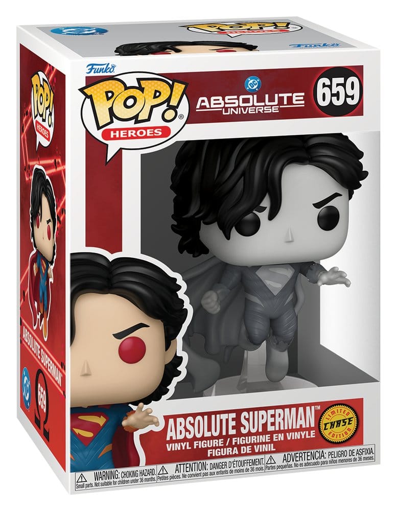 DC Comics POP! Comics Vinyl Figure Absolute Superman with Chase 9 cm  Assortment (6)