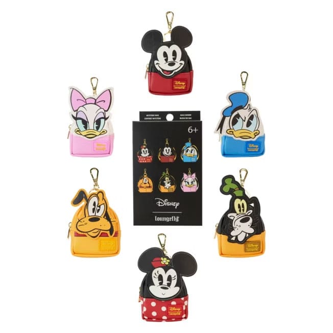 Mickey and friends by Loungefly Keychains Mini Backpack Blind Box Assortment (15)