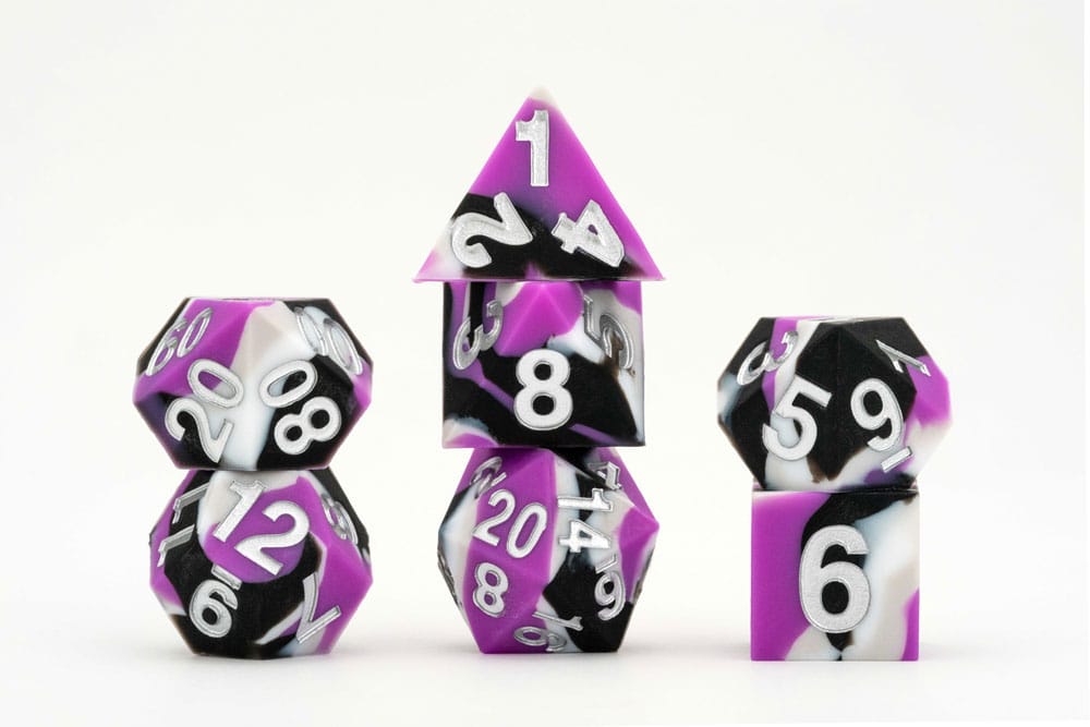 MDG Dice Set Pride Asexual Flag