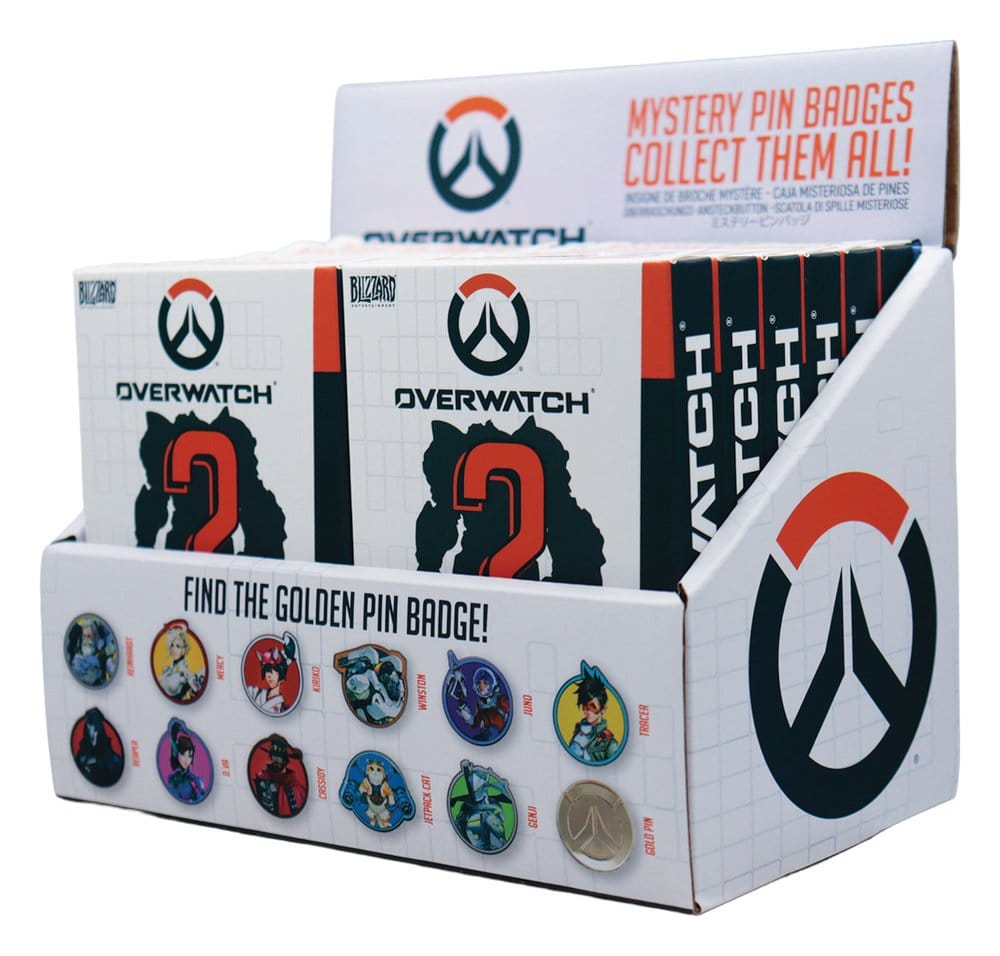 Overwatch Mystery Pin Badges Blind Box Assortment (12)