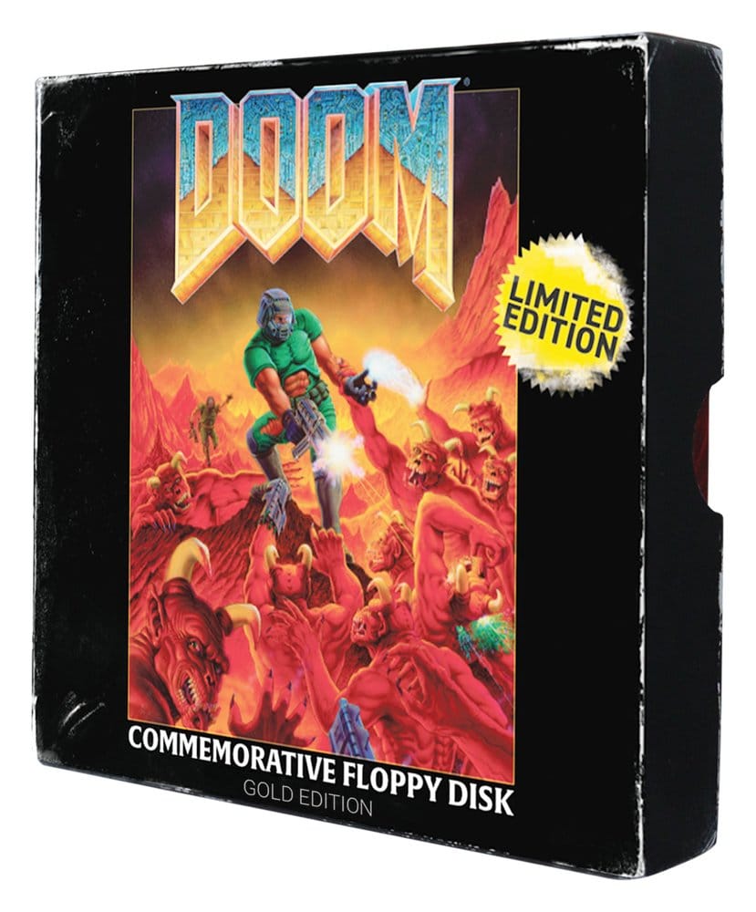 Doom Replica Floppy Disk Gold Plated Limited Edition