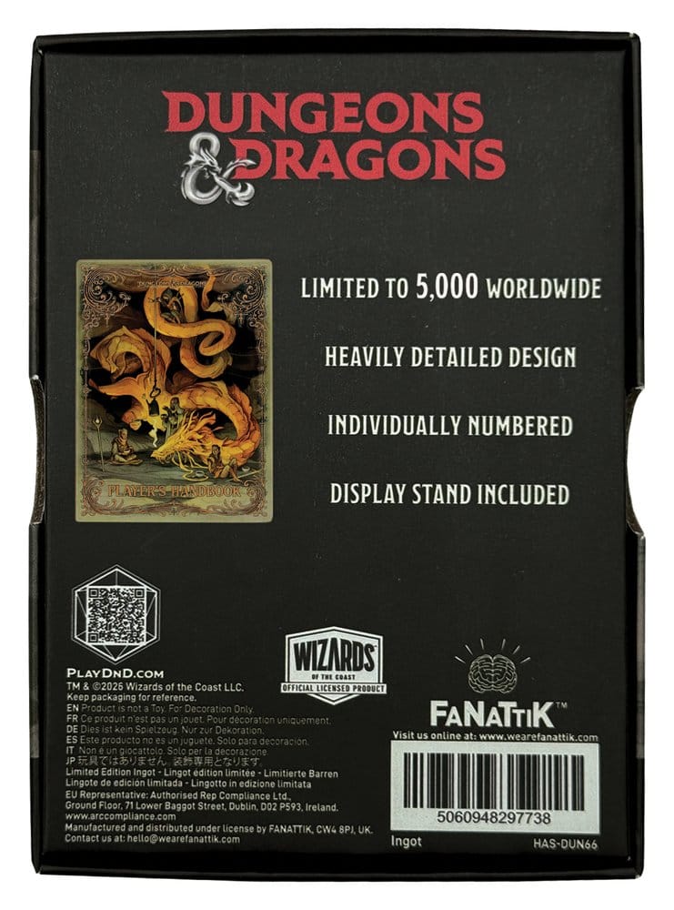 Dungeons & Dragons Ingot Player´s Handbook Alternate Cover Limited Edition