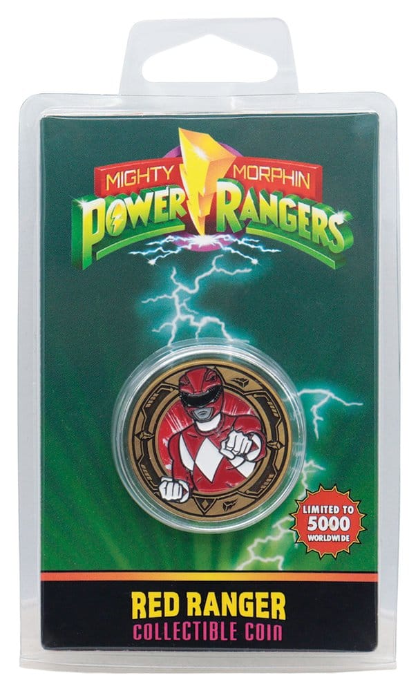 Power Rangers Collectable Coin Red Ranger Limited Edition