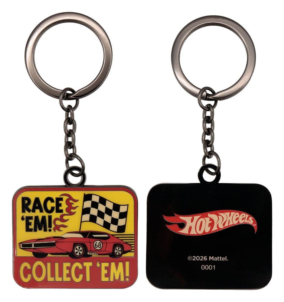Hot Wheels Keyring Race 'Em Collect 'Em Limited Edition
