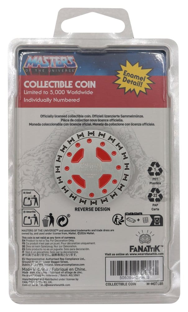 Masters of the Universe Collectible Coin He-Man Limited Edition