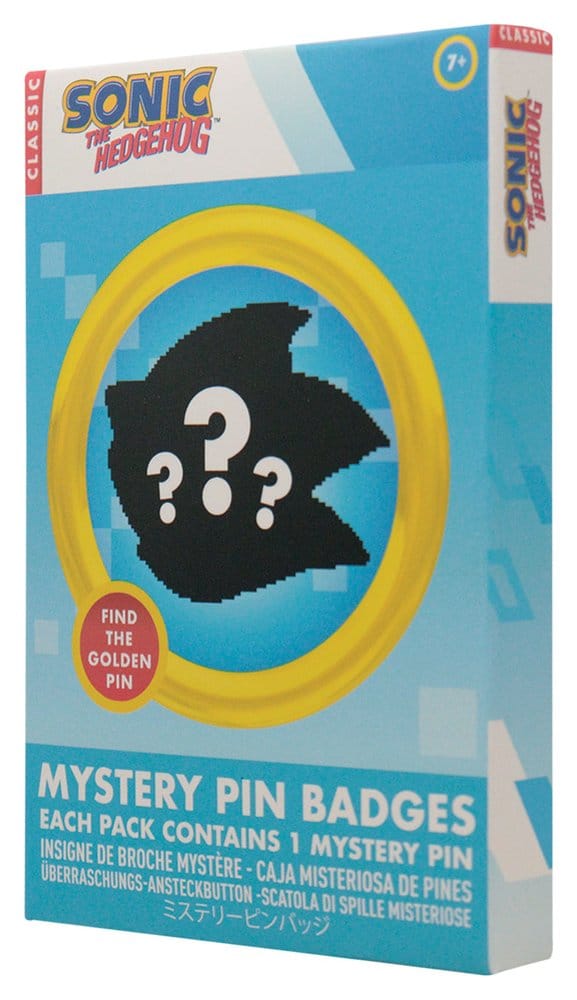 Sonic The Hedgehog Mystery Pin Badges Blind Box Display (12)