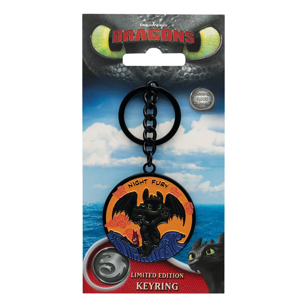 How to Train Your Dragon Keychain Night Fury Limited Edition