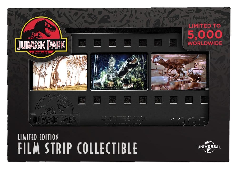Jurassic Park Ingot Metal Film Strip Collectible 12 cm