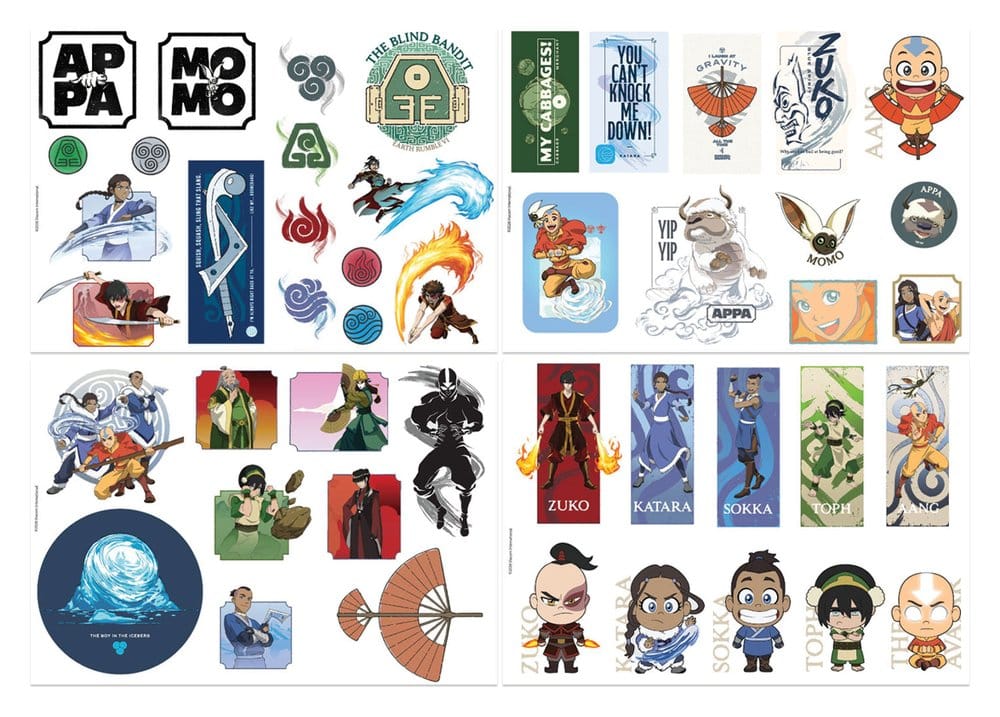Avatar: The Last Airbender Tech Sticker Pack