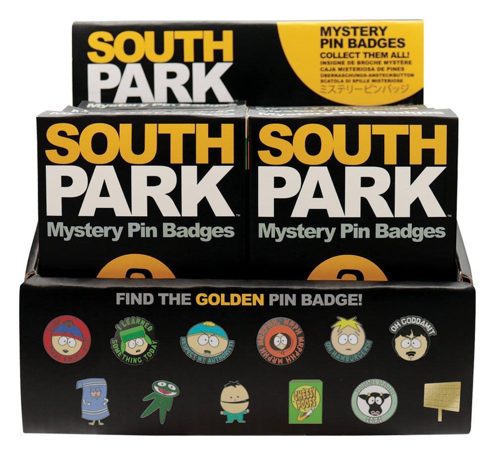 South Park Mystery Pin Badges Display (12)