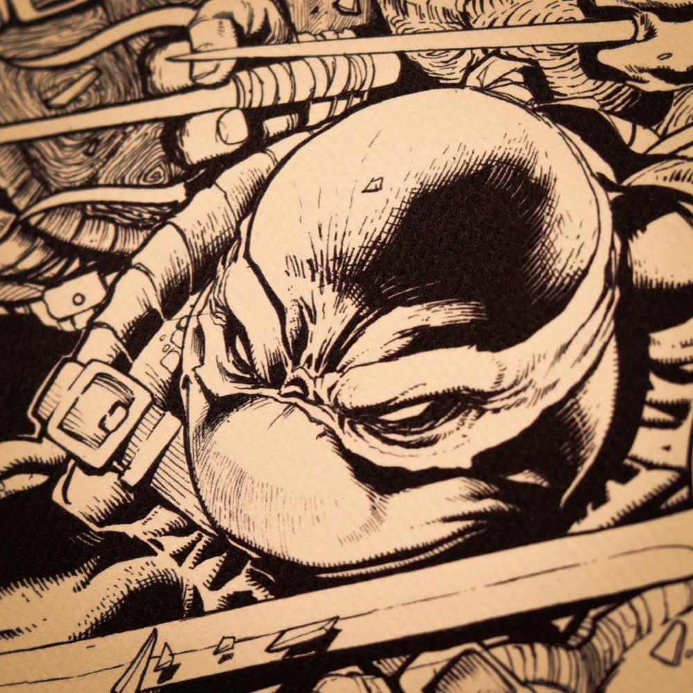 Teenage Mutant Ninja Turtles Art Print Comic Limited Edition 42 x 30 cm