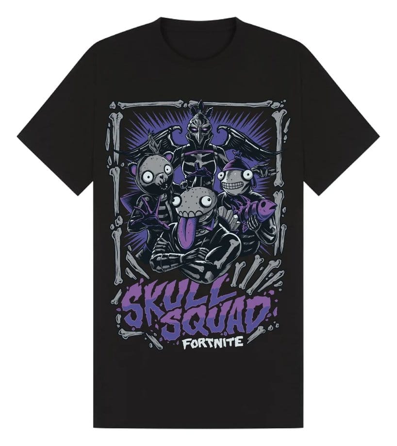 Fortnite T-Shirt Skull Squad Size XL
