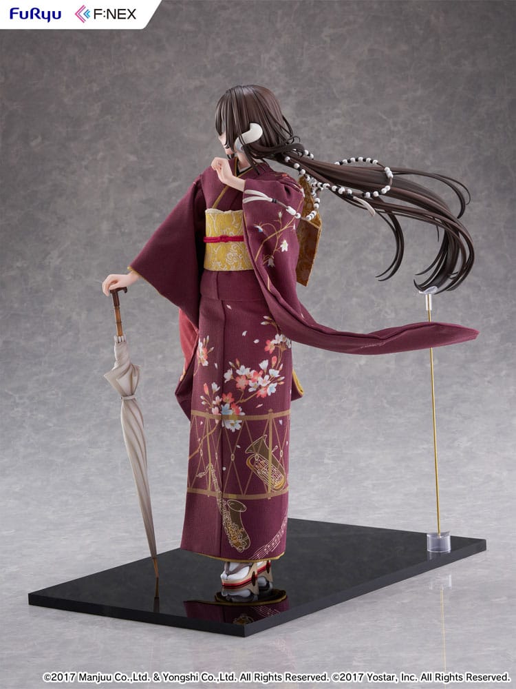 Azur Lane F:Nex PVC Statue 1/4 Mikasa blue flower komachi Ver. Japanese Doll 43 cm