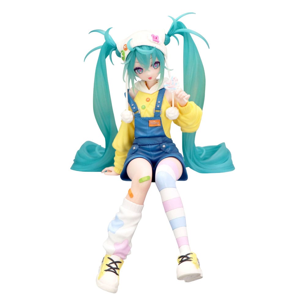 Hatsune Miku Noodle Stopper PVC Statue Hatsune Miku Lollipop 15 cm