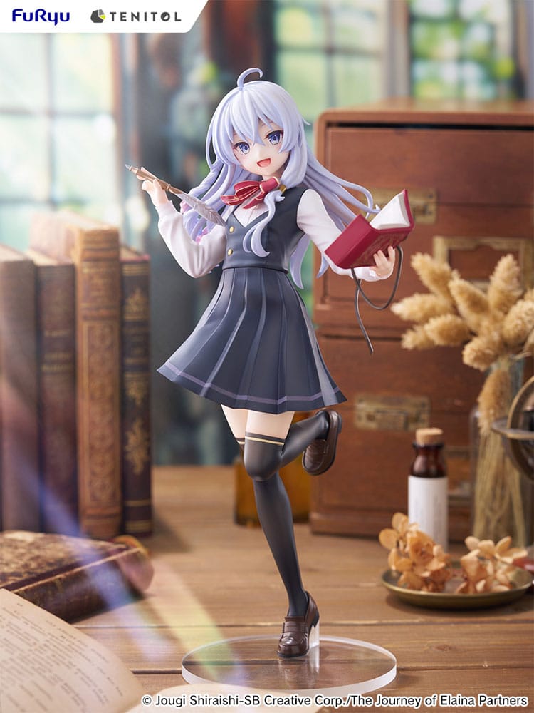 Wandering Witch: The Journey of Elaina Tenitol Tall PVC Statue Elaina School Uniform Ver. 29 cm