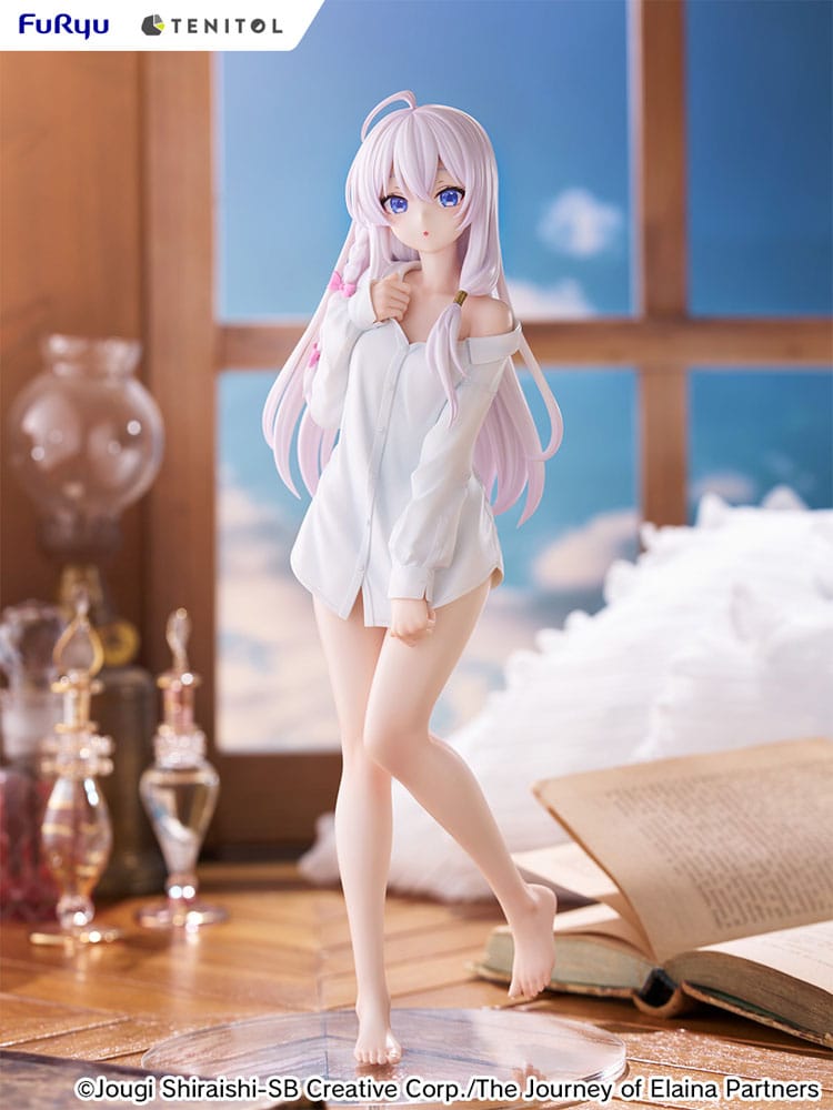 Wandering Witch: The Journey of Elaina Tenitol Tall PVC Statue Elaina Shirt Ver. 30 cm