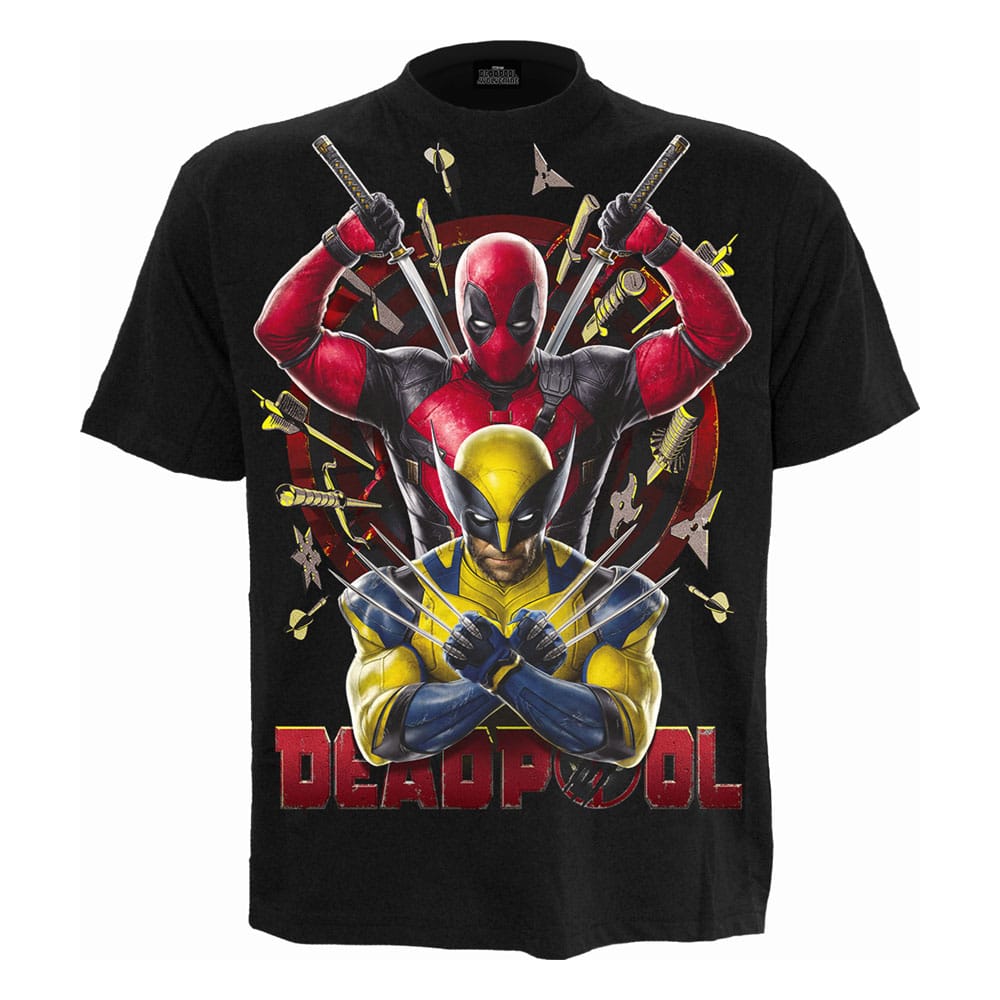 Deadpool T-Shirt Wolverine Bullseye Size XL