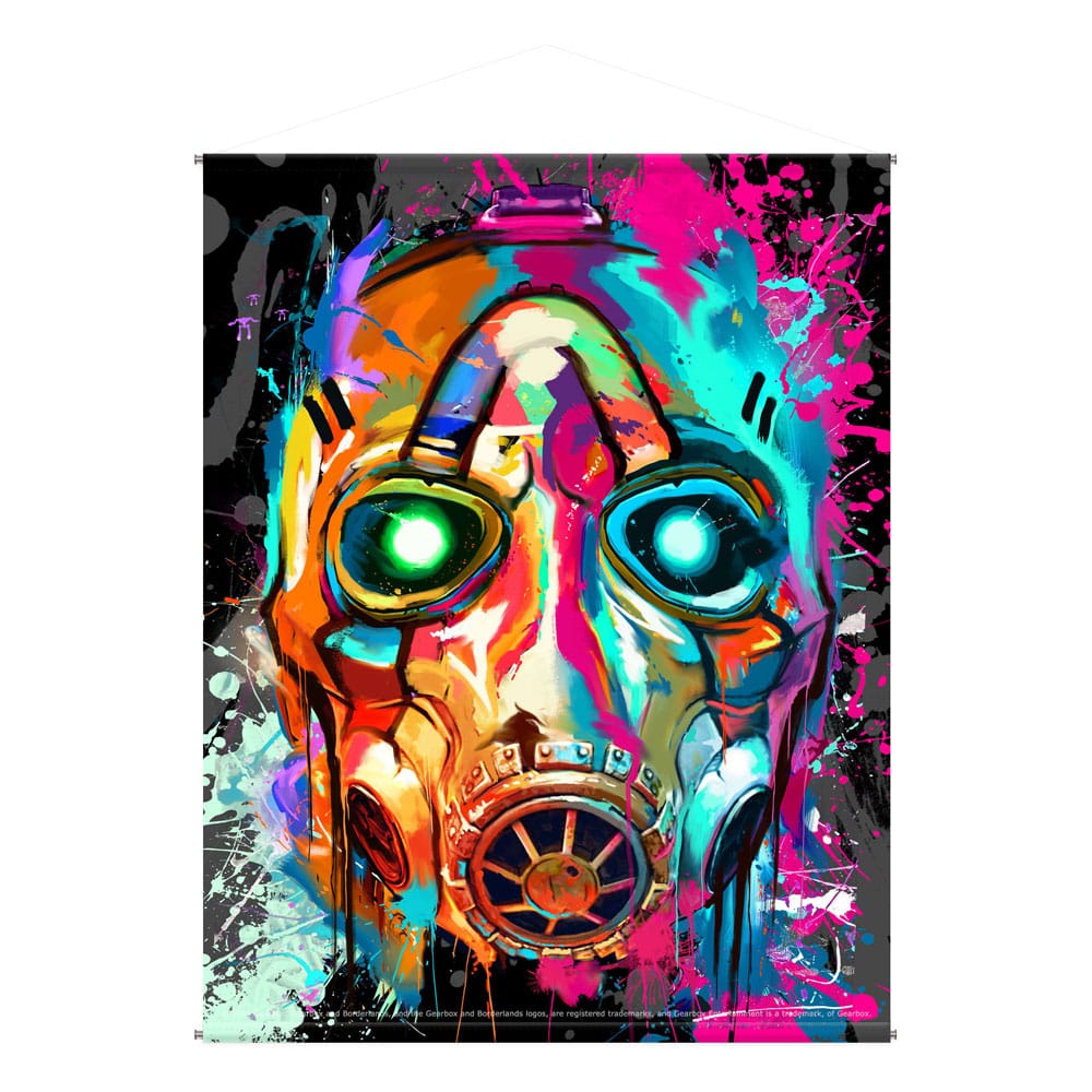 Borderlands Poster Canvas Mask Pop Art