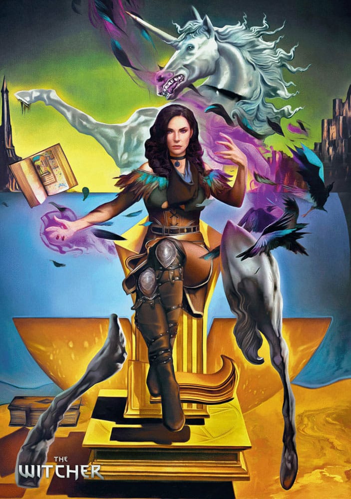 The Witcher III: Wild Hunt Game Art Chronicles Puzzle Yennefer inspired by Salvador Dali (1000 pieces)