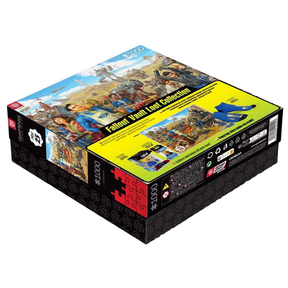 Fallout Gift Set Fallout Vault Loot Collection (Puzzle, Socks, Figurine & Key Ring)
