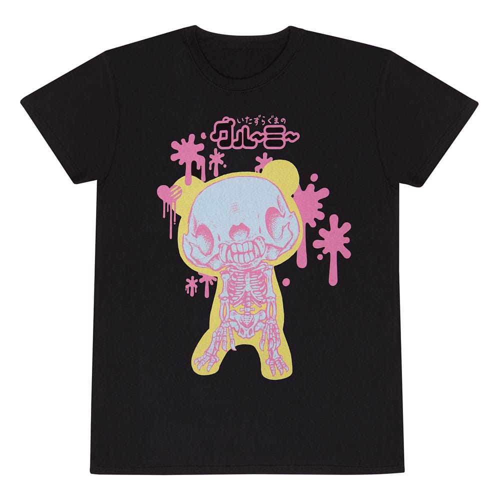 Gloomy Bear T-Shirt Painted Skeleton Size S