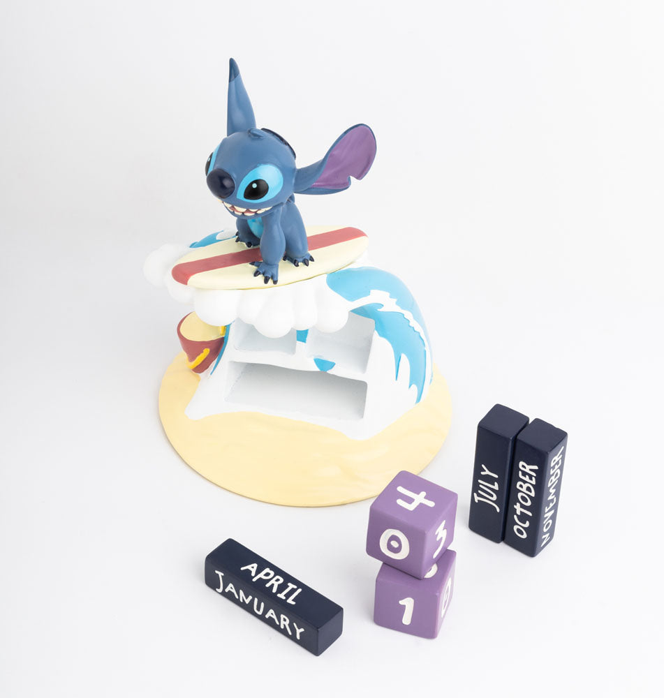Stitch 3D Perpetual Calendar Surfer