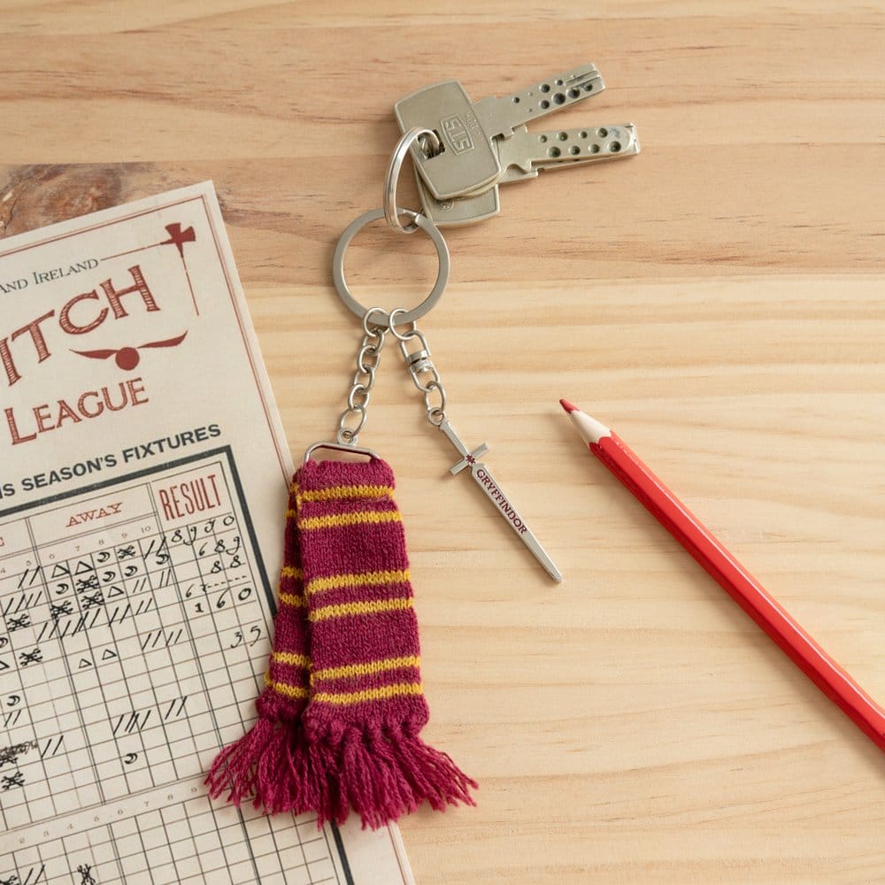Harry Potter Keyring Gryffindor Scarf 15 cm