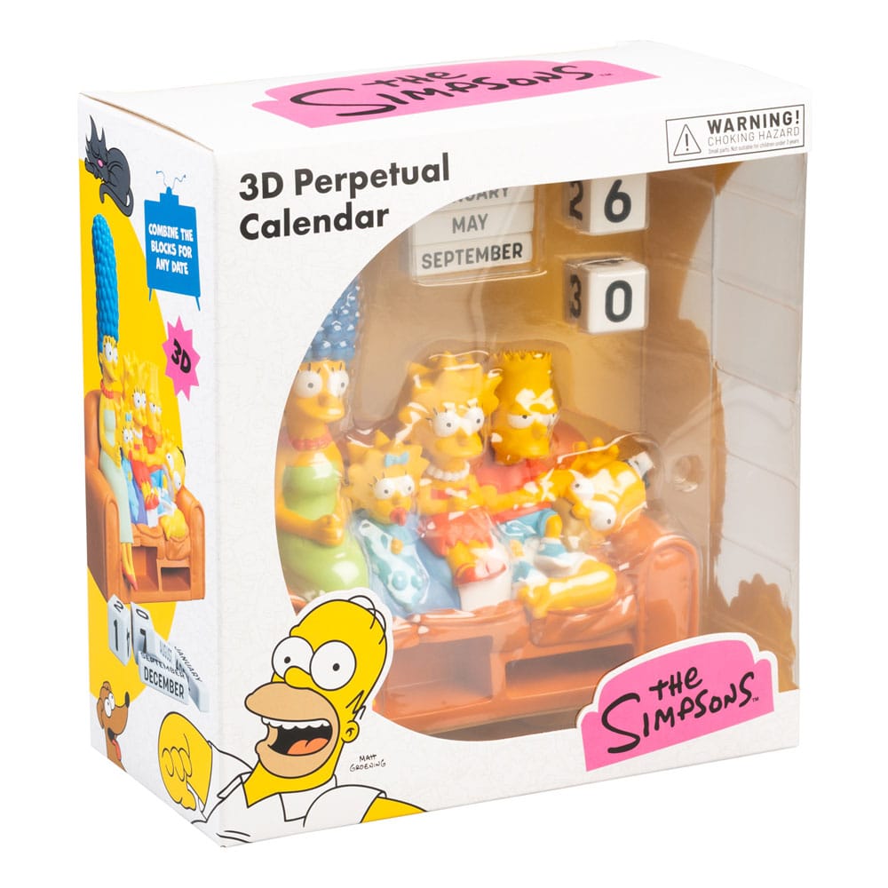 The Simpsons 3D perpetual Calendar