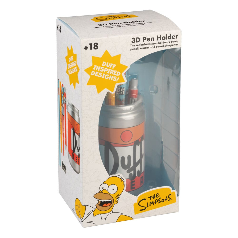 The Simpsons Pencil Holder incl. Stationary Set