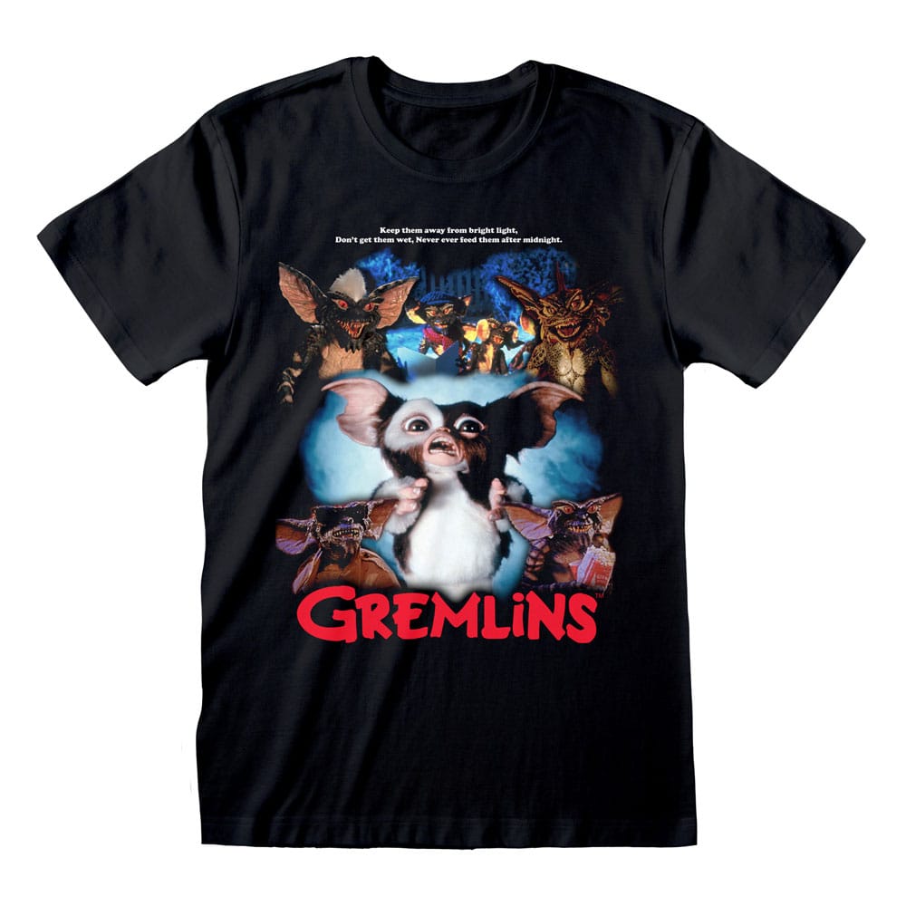 Gremlins T-Shirt Retro Poster Style  Size L