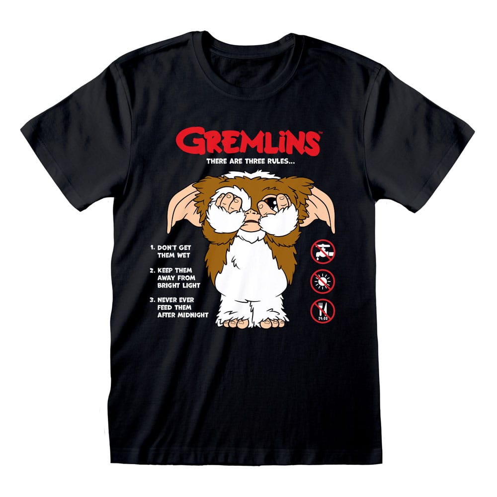 Gremlins T-Shirt The Rules Size XL