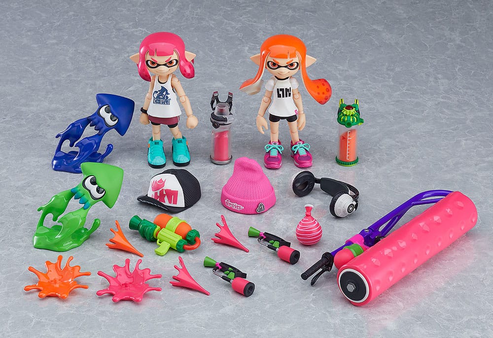 Splatoon/Splatoon 2 Figma Action Figure Splatoon Girl DX Edition 10 cm