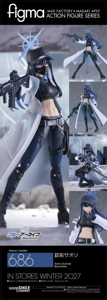Blue Archive Figma Action Figure Saori Joumae 17 cm